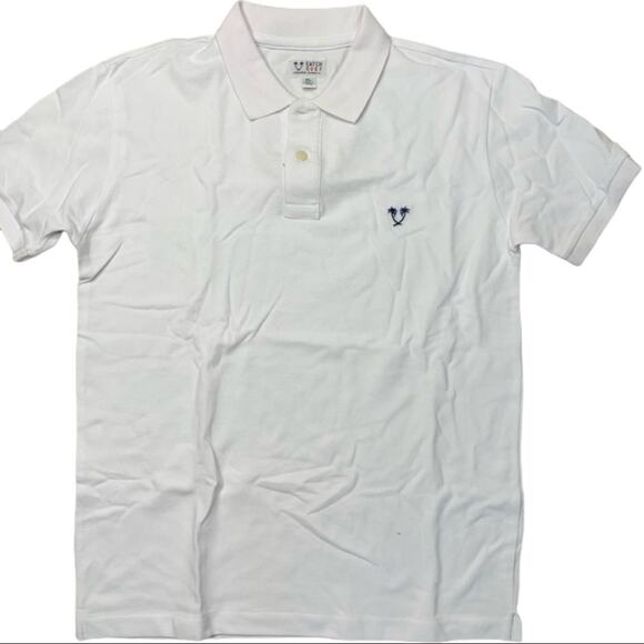 Catch Surf XL cross palms white button Lyon polo - Picture 1 of 3